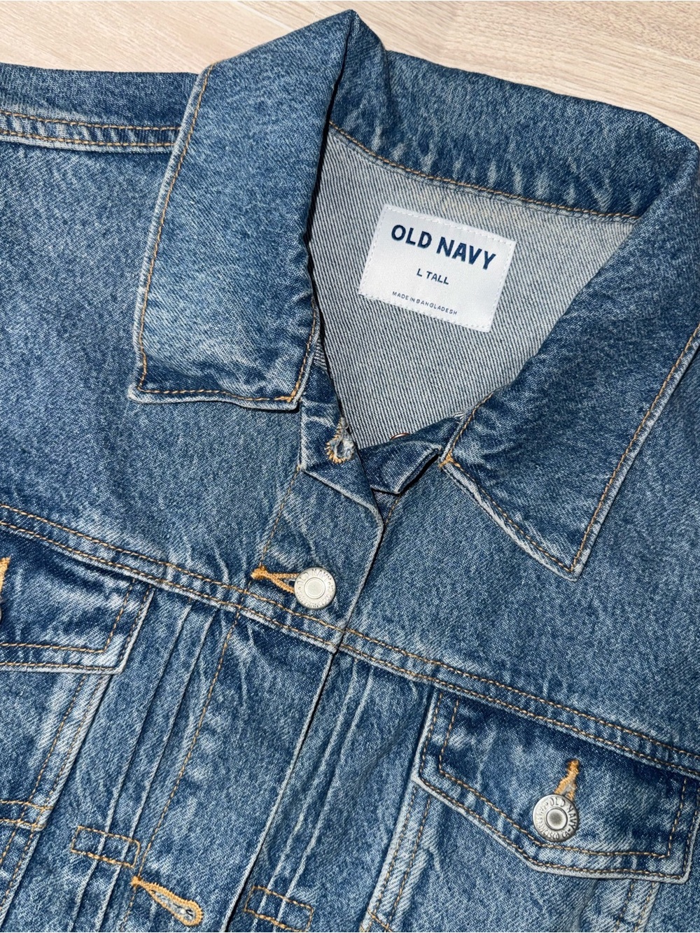 Old Navy Indigo Blue Denim Jacket - Picture 2 of 4